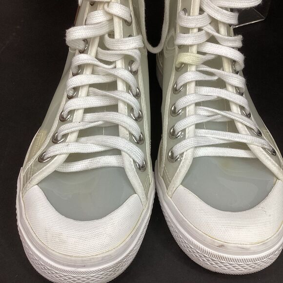 Adidas Nizza High Translucent Tint - Women's Sz 8 - Cloud White Sneakers- FW9940 - Picture 9 of 13